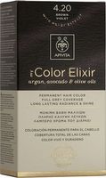 Apivita My Color Elixir Βαφή Μαλλιών με Έλαιο Ελιάς, Argan και Αβοκάντο - Απόχρωση Νο 4.20, Καστανό Βιολετί 50ml.