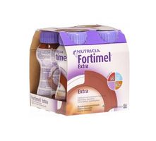 Nutricia Fortimel Extra Υπερπρωτεϊνικό Ρόφημα με γεύση Σοκολάτα, 4 x 200ml