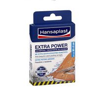Hansaplast Extra Power, Αδιάβροχα, με έξτρα κολλητική ικανότητα,8 επιθέματα των 10cm x 6cm