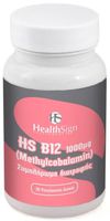 Health Sign Vitamin B12 1000ug, Methylcobalamin 30 Tabs