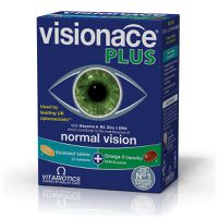 VITABIOTICS Visioncare Plus Συμπλήρωμα με Λουτεϊνη & Ωμέγα 3 28 Κάψουλες & 28 Ταμπλέτες