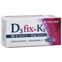 UNIPHARMA D3 Fix 800iu & K2 45μg 60 Δισκία