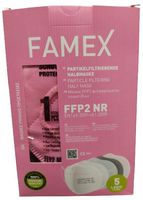 Famex FFP2 NR Particle Filtering Half Masks Pink 10pcs