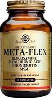 SOLGAR META-FLEX GLUCOSAMINE HYALURONIC-CHONDROITIN-MSM 60TABS