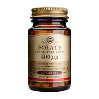 Solgar Folate 400μg (as Metafolin) Συμπλήρωμα Διατροφής με Φολικό Οξύ, 50tabs